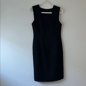 BCBG Classic Black Midi Dress